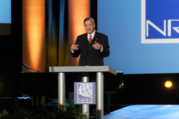 Dr. R. Albert Mohler Jr. speaking at NRB 2014 in Nashville on Feb. 22, 2014.