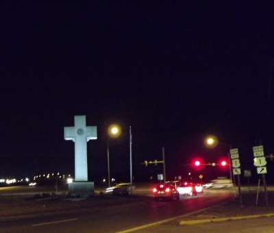 A 40-foot tall cross on government property in Bladensburg, Maryland.