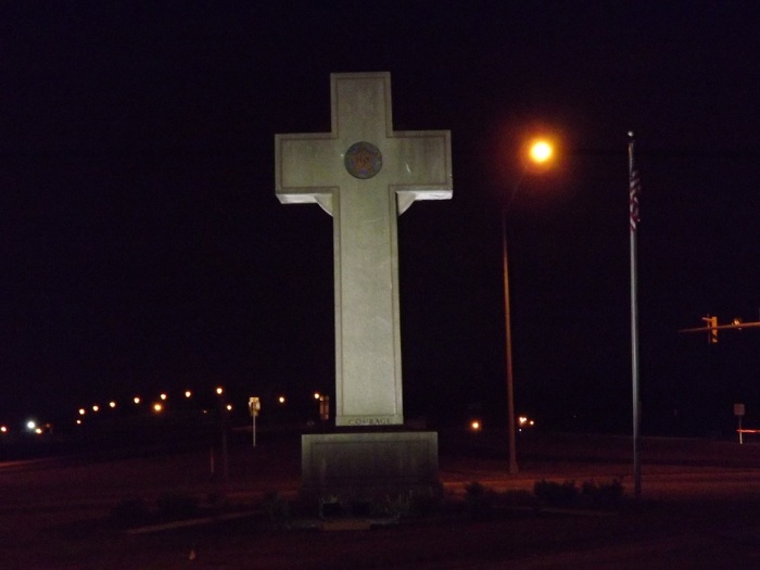 A 40-foot tall cross on government property in Bladensburg, Maryland.