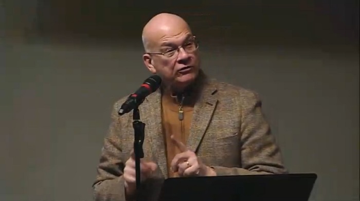 Redeemer Presbyterian Church Pastor Tim Keller speaks at S1NGLE, which his church hosted on March 1, 2014.