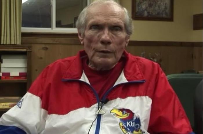 Fred Phelps, founder of the Westboro Baptist Church in Topeka, Kans., is seen in this video screengrab.