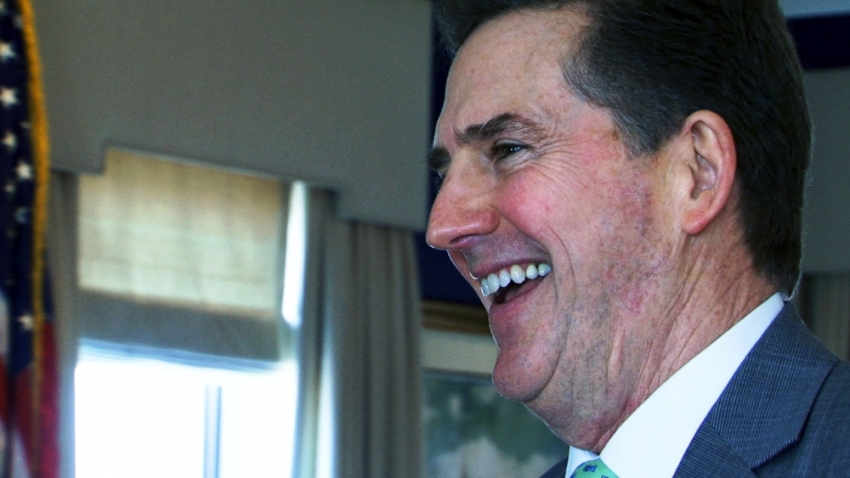 Former Senator and current president of The Heritage Foundation speaks about his new book, "Falling in Love with America Again" in an interview with The Christian Post in his Washington, DC office on Thursday, March 20, 2014