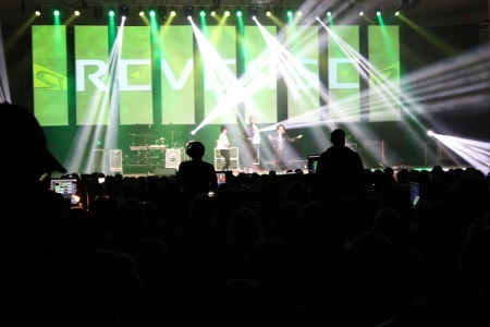 Music performance for the Friday evening opening session of Reverse, a youth event organized by Dare 2 Share Ministries on the last weekend of March 2014, held at the Hylton Memorial Chapel in Woodbridge.
