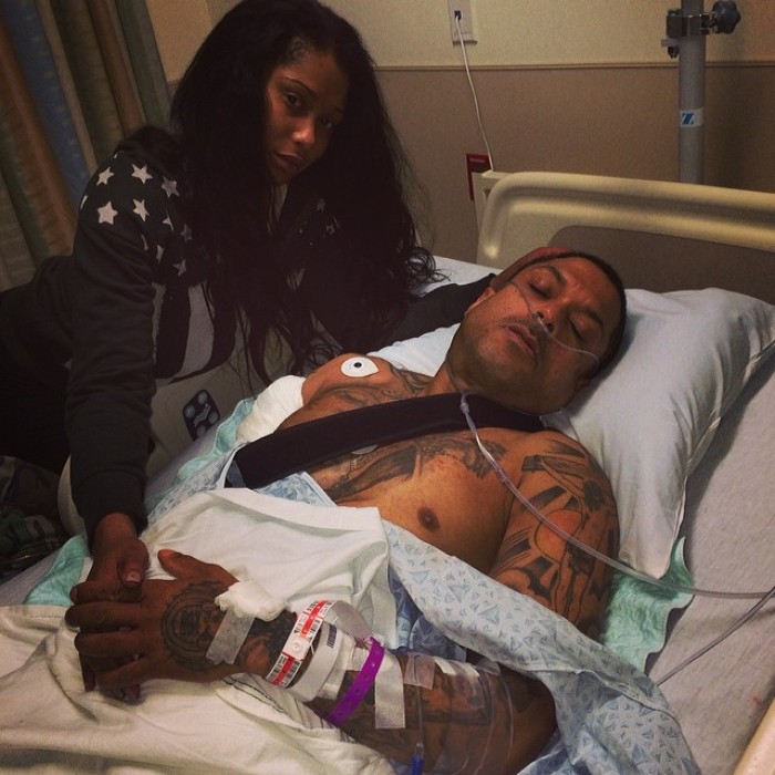 Benzino was admitted to hospital after being shot by his nephew at his mother's funeral