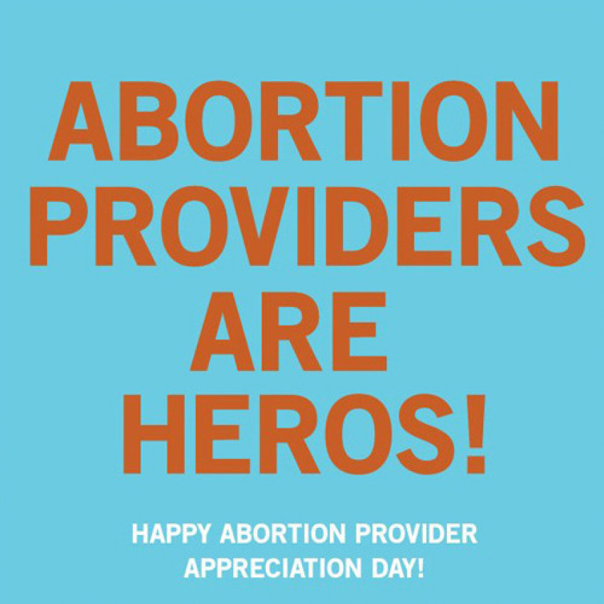"Abortion Providers Are Heros!" by Heather Ault from the 4000 Years for Choice collection.