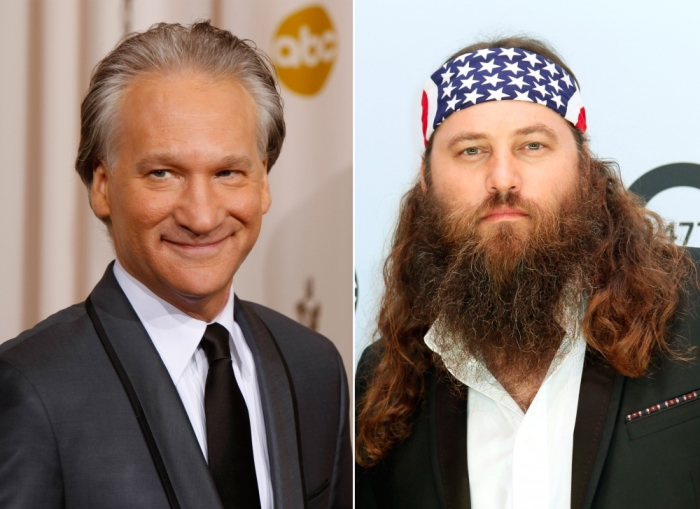Bill Maher (L) and Willie Robertson