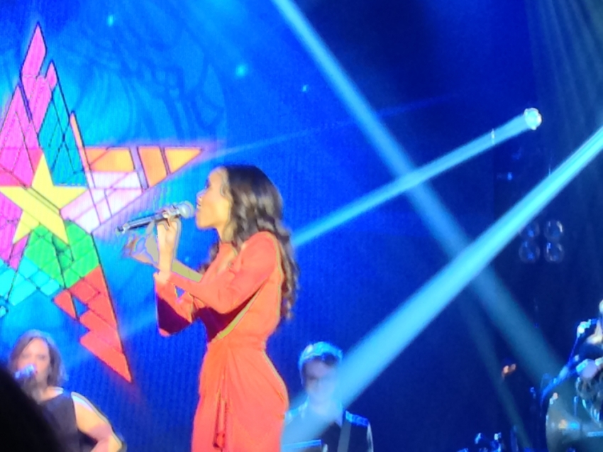 Michelle Williams performs a number from "Jesus Christ, Superstar."