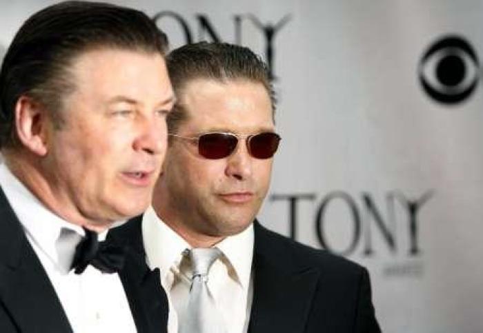 Actors Stephen (R) and Alec Baldwin pose at the 62nd Annual Tony Awards in New York June 15, 2008.