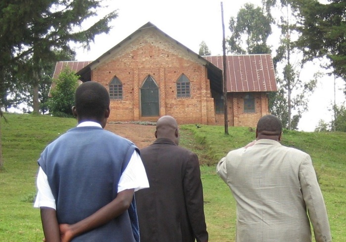 A church in Rukore, Uganda in 2011.