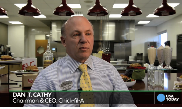 Dan T. Cathy, chairman and CEO of Chick-fil-A