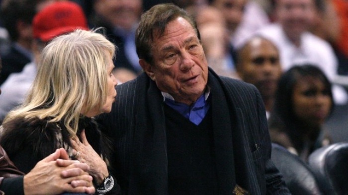 Los Angeles Clippers owner Donald Sterling (r) and his estranged wife Shelly (l).