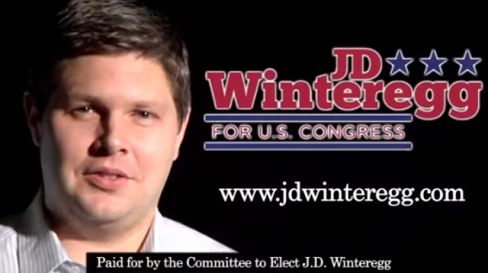 J.D. Winteregg, the long-shot Tea Party candidate running against House Speaker John Boehner who recently released a campain ad describing Ohio citizens' 'erectile dysfunction.'