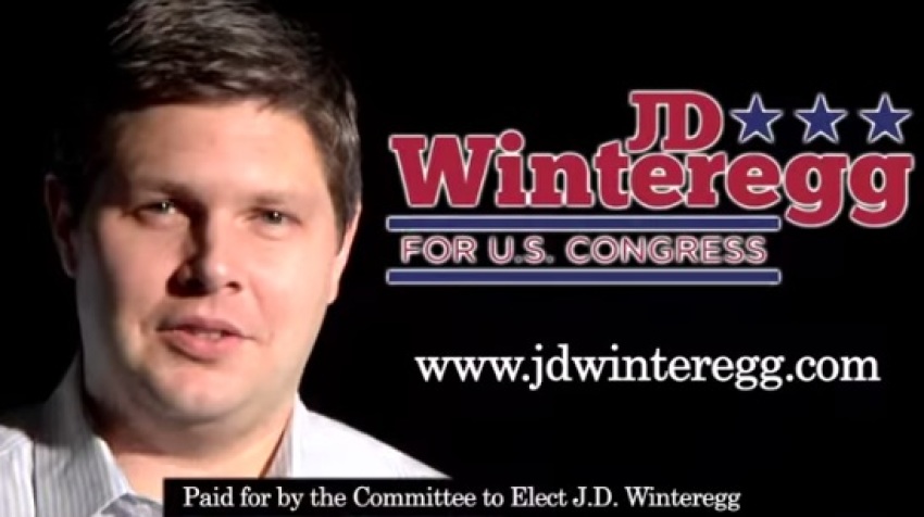 J.D. Winteregg, the long-shot Tea Party candidate running against House Speaker John Boehner who recently released a campain ad describing Ohio citizens'