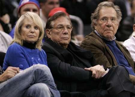 Donald Sterling sits alongside his wife Rochelle "Shelly" Sterling