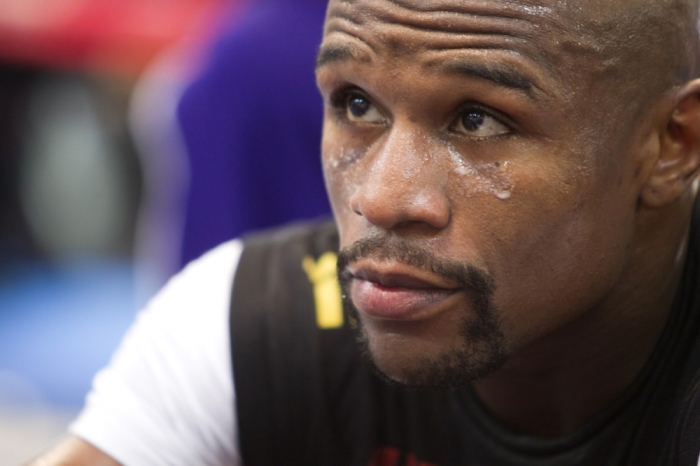 Undefeated boxer Floyd Mayweather Jr. is seen in this file photo.