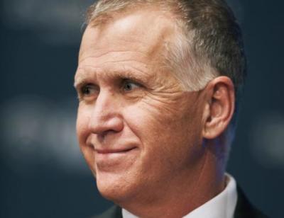 Thom Tillis attends a debate between the four top-polling Republican candidates in North Carolina for the U.S. Senate, at Davidson College in Davidson, North Carolina April 22, 2014.