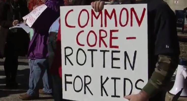 Common Core protest