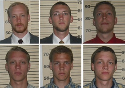Six brothers from North Carolina have been accused of sexually abusing their sister over a period of 10 years.