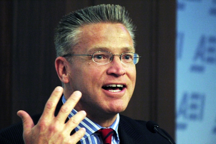 Gary Haugen, president, CEO and founder of International Justice Mission, speaking about his new book, The Locust Effect: Why the End of Poverty Requires the End of Violence, at the American Enterprise Institute, Washington, D.C., May 28, 2014.