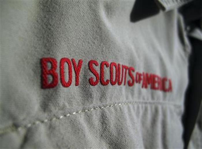 A Boy Scouts of America uniform is seen in San Diego, California, in this Oct. 18, 2012, file photo.