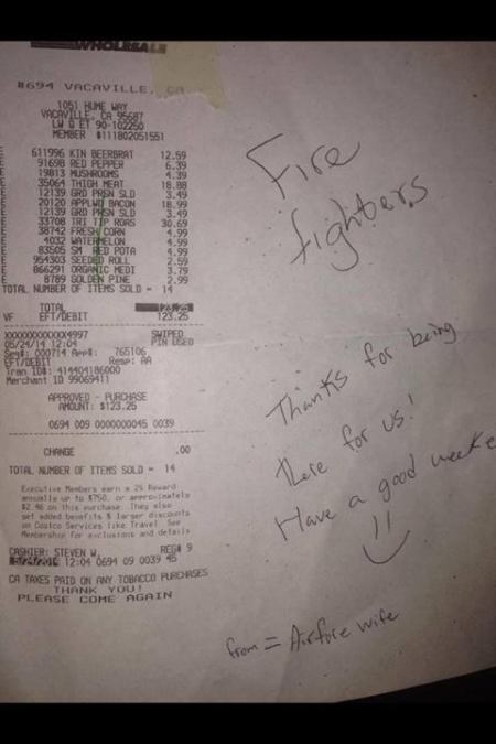 Credit : (Photo: Facebook/Vacaville Firefighters Association)