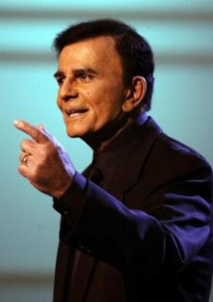 U.S. television and radio personality Casey Kasem appears on the ''American Top 40 Live'' show in Los Angeles April 24, 2005.