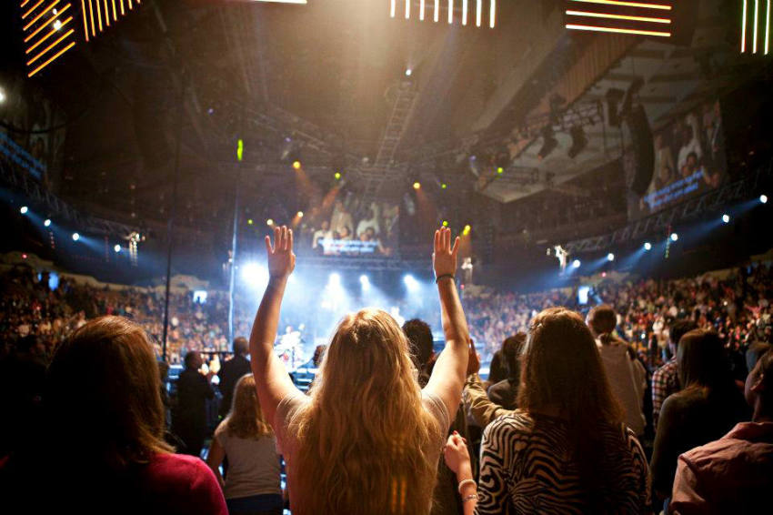 Empowered 21 Conference at Oral Roberts University in Tulsa, Oklahoma, in 2011.