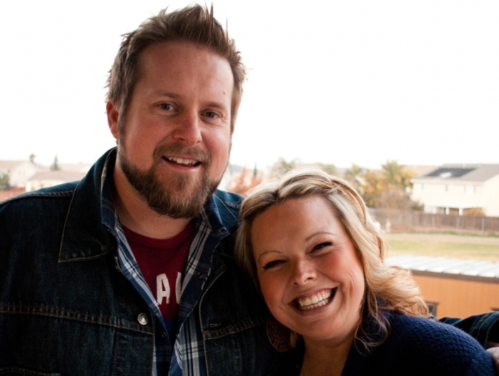 Youth pastor at The Place of Refuge Church, Robert Cox (l) and his wife, Julie (r).