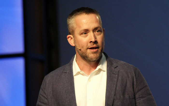 J.D. Greear, lead pastor at the Summit Church of Raleigh-Durham, North Carolina, speaks at the Pastors' Conference 2014 ahead of the Southern Baptist Convention's Annual Meeting on Monday, June 9, 2014, in Baltimore, Maryland.