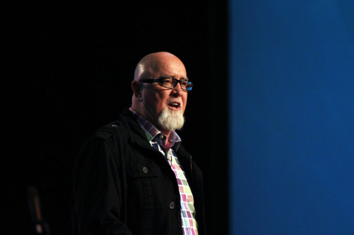James MacDonald, pastor of Harvest Bible Chapel, speaks at the Pastors' Conference 2014, ahead of the Southern Baptist Convention's Annual Meeting, on Monday, June 9, 2014, in Baltimore, Md.