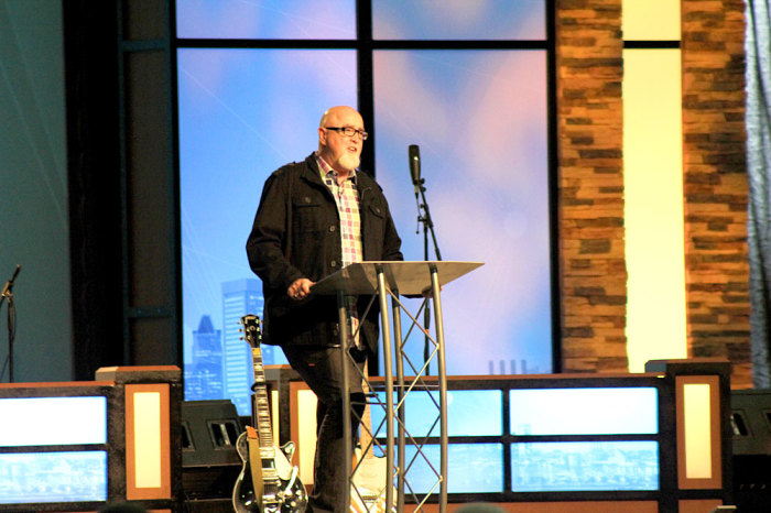 James MacDonald, pastor of Harvest Bible Chapel, speaks at the Pastors' Conference 2014, ahead of the Southern Baptist Convention's Annual Meeting, on Monday, June 9, 2014, in Baltimore, Md.