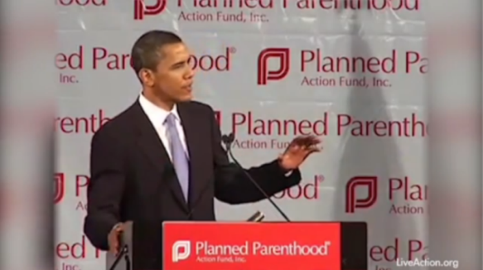 President Barack Obama speaks at a Planned Parenthood event featured in a Live Action undercover investigative report, Planned Parenthood Exdposed, titled, 'Sexed: Planned Parenthood's Dangerous Advice for Kids,' released on June 10, 2014.