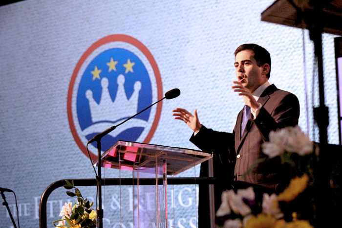 Russell Moore, president of the Southern Baptist Convention's Ethics & Religious Liberty Commission, speaks at the 2014 SBC Annual Meeting in Baltimore, Maryland on Wednesday, June 11, 2014.