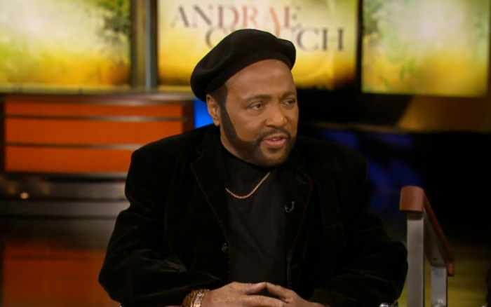 Andrae Crouch, pastor and award-winning gospel music pioneer, is seen in a still from a CBN TV video.