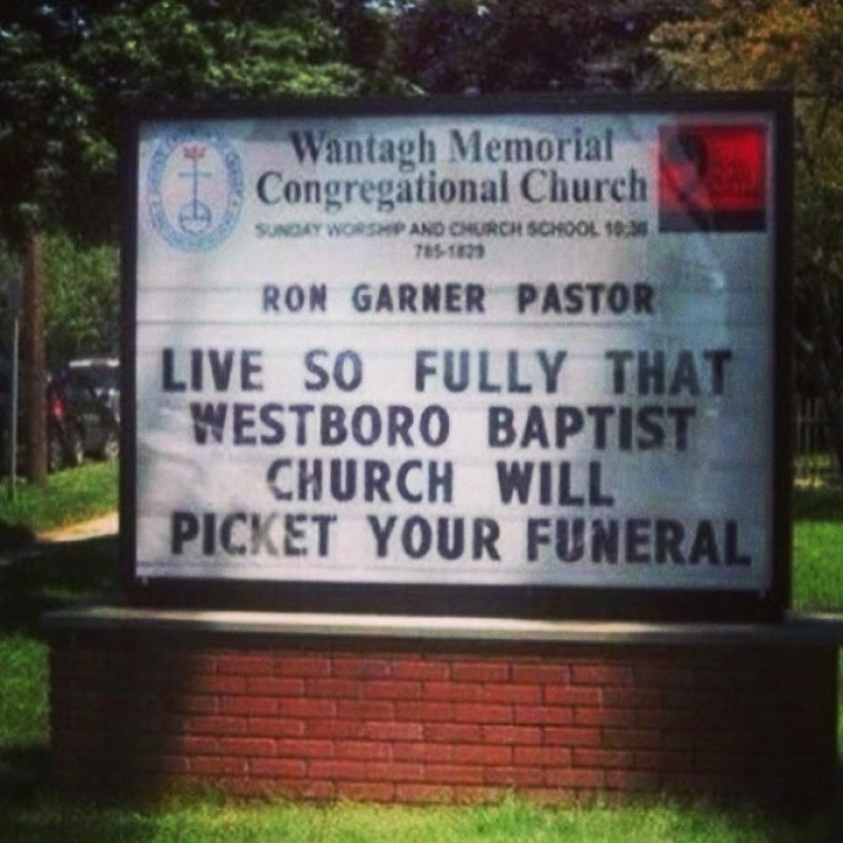 Church sign - westboro