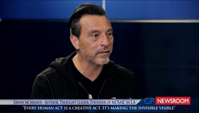 Erwin Raphael McManus joins CP Newsroom to talk about the relationship between being an artist and being a Christian on May 30, 2014.