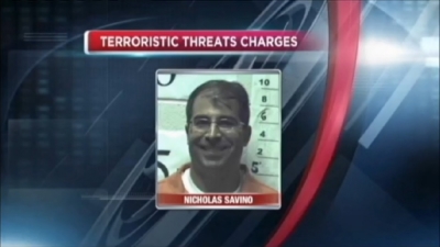 Nicholas Savino, 42, sentenced to spend one year in jail for threatening President Barack Obama in August 2013.