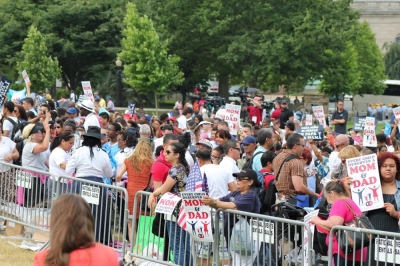Crowds gather at the second annual March for Marriage event held outside the U.S. Capitol in Washington, Thursday, June 19, 2014.