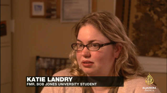 Former Bob Jones University student Katie Landry, 31.
