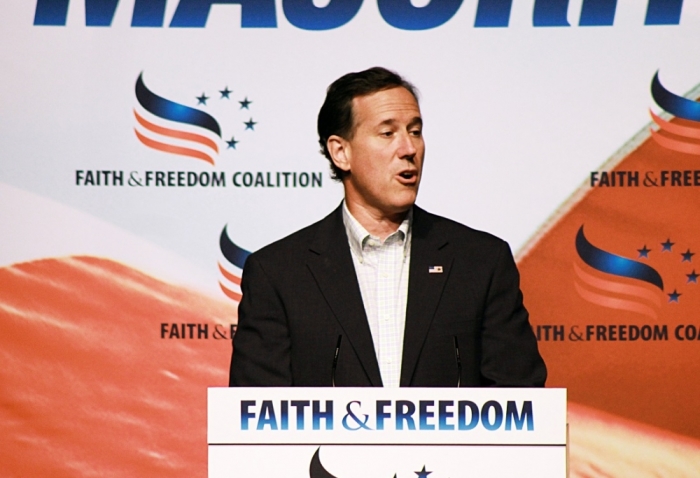 Rick Santorum, former United States Senator of Pennsylvania, giving remarks at the Road to Majority 2014 Conference held at the Omni Shoreham Hotel in Washington, DC on June 20,2014.