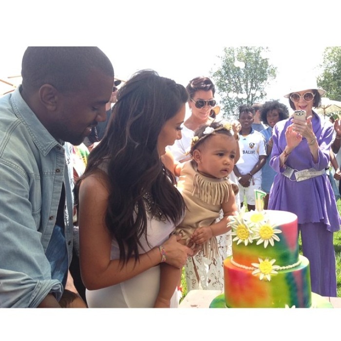 Kim Kardashian and Kanye West celebrate North's 1st birthday