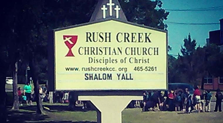 Church sign - shalom 2