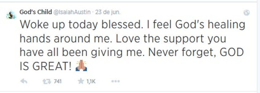 Credit : (Photo: Twitter.com/IsaiahAustin)