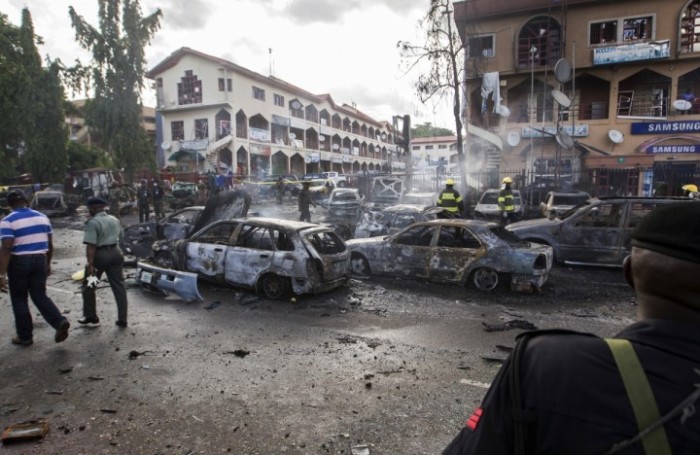 Boko Haram was blamed for a bombing at a shopping complex in the Nigerian capital Abuja in June, 2014.