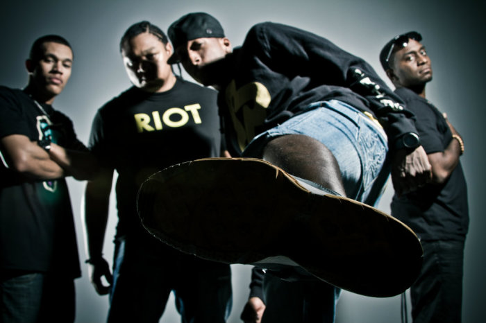 (L-R) Trip Lee, Tedashii, Lecrae, and Sho Baraka appear in this 2010 photo.