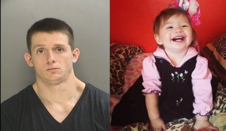 Joshua Markus Beard, 20, (l) and Tylea Moore (r)