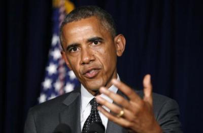 U.S. President Barack Obama in Dallas, Texas, July 9, 2014.