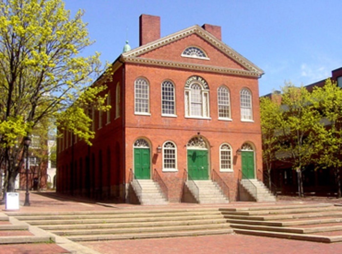 The Old Town Hall for Salem, Massachusetts.