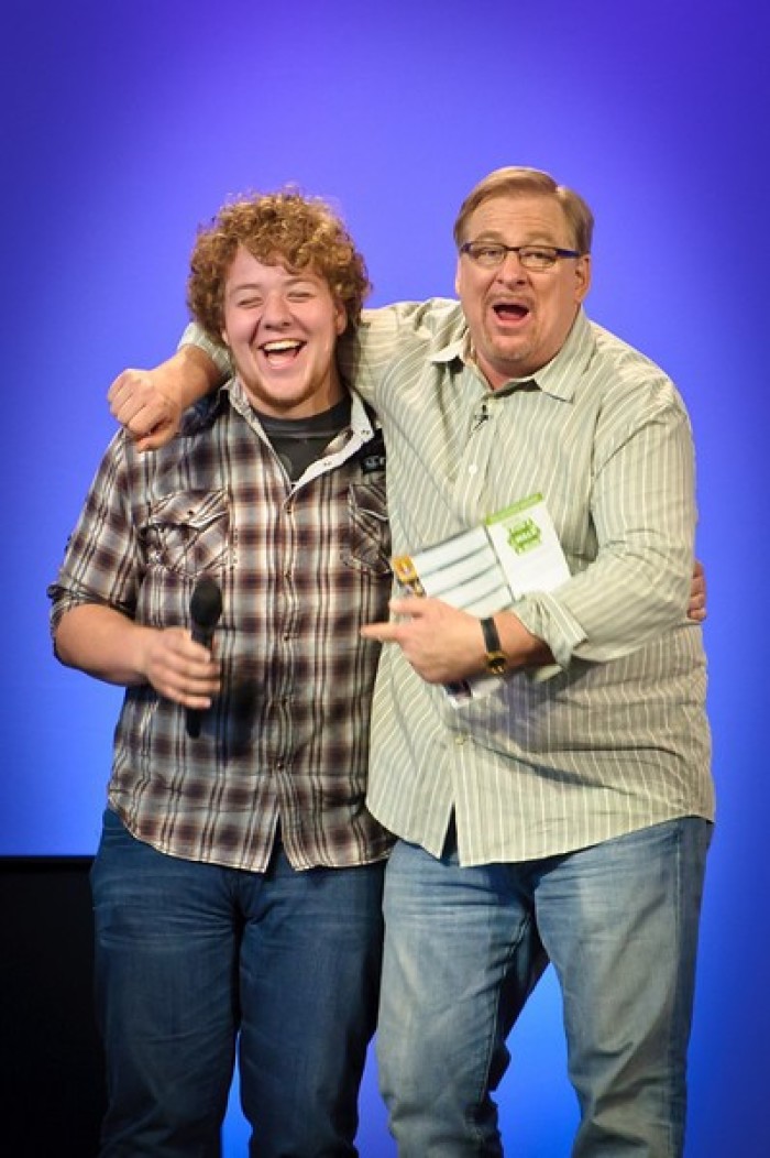 Shortly after appearing on NBC's Biggest Loser, Austin Andrews helped Pastor Rick Warren launch a church-wide health program called the 'Daniel Plan,' [FILE]