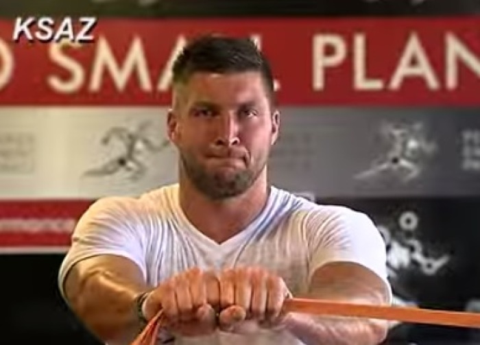 Tim Tebow is training in Arizona to get back in NFL shape.